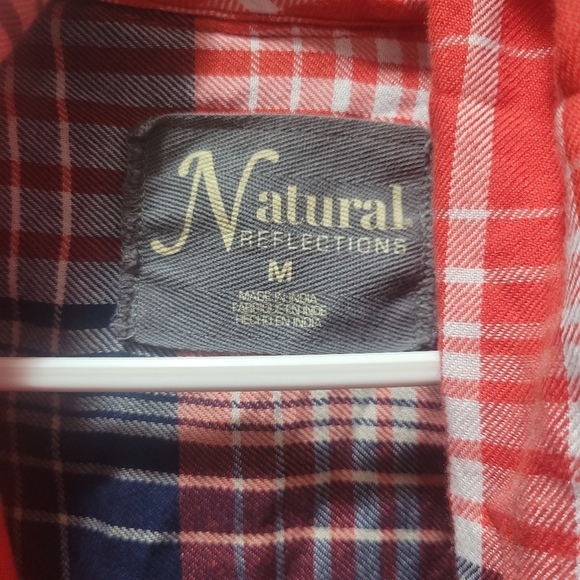 Plaid Red Women's Sweater - Picture 4 of 5